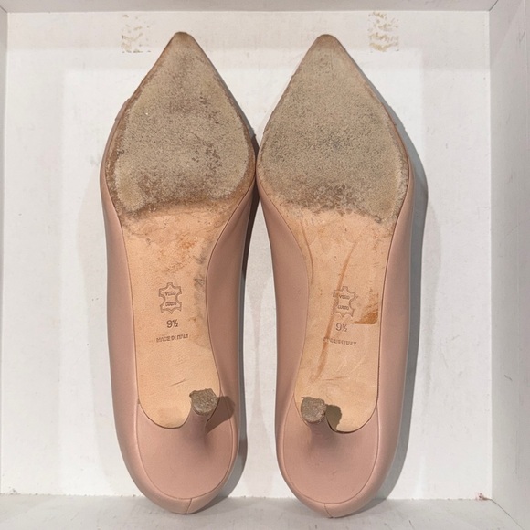 🔥🔥🔥Tory Burch Penelope Grosgrain Cap-Toe Pink Patent Leather Heels Pumps - Picture 9 of 12
